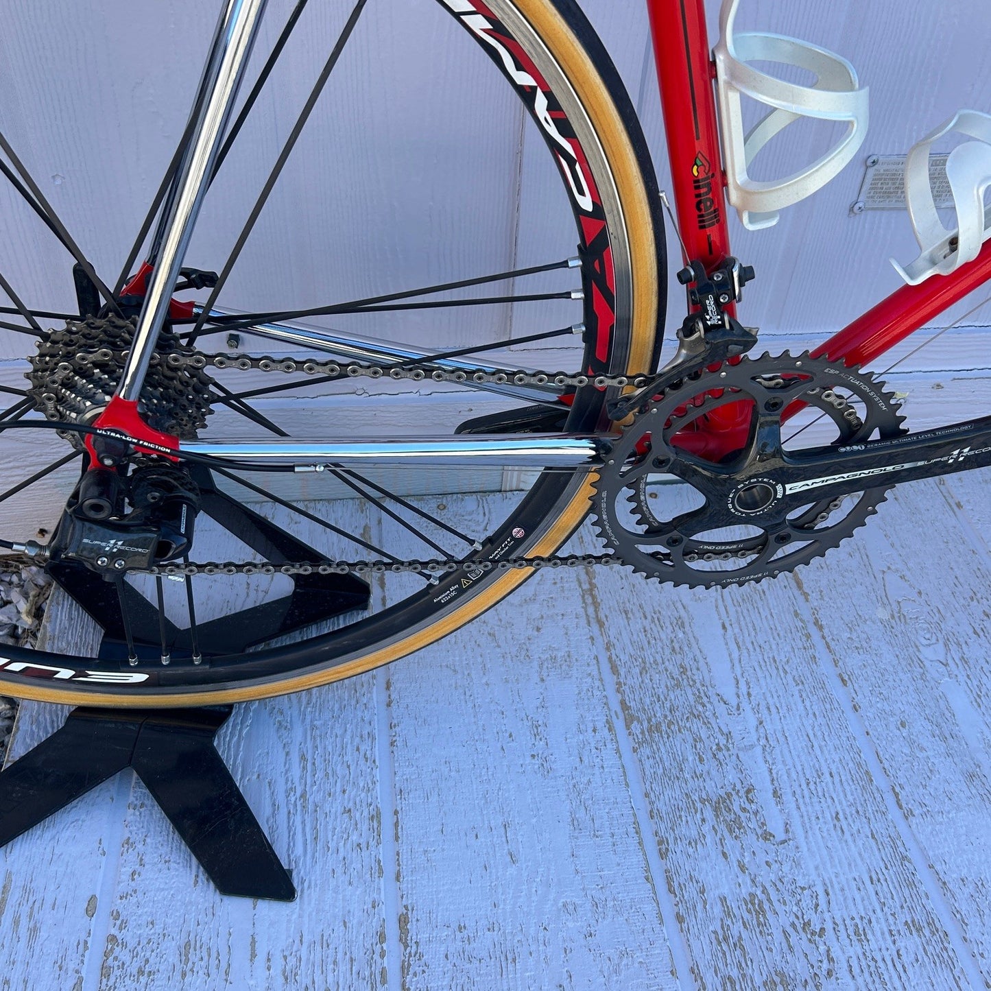 Cinelli Super Corsa Steel Bike #9 Campagnolo 11 Eurus Classic Road Bike