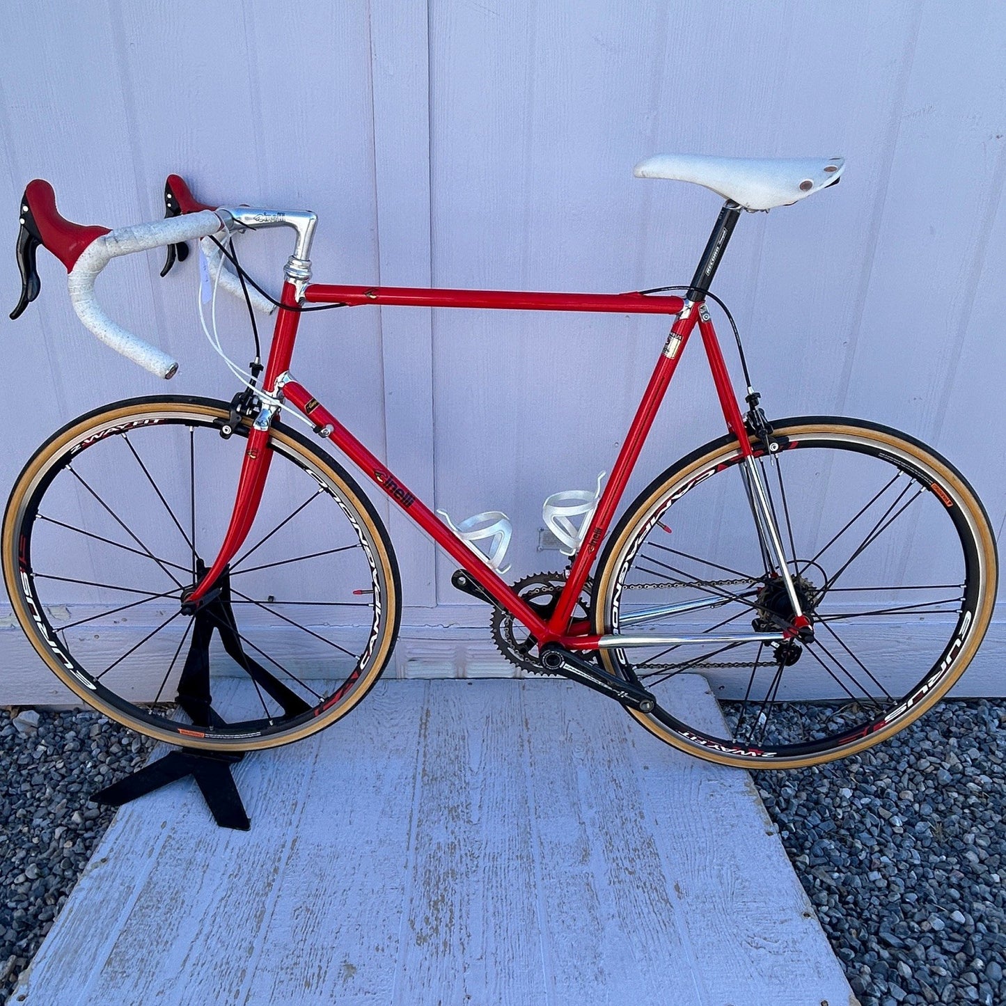 Cinelli Super Corsa Steel Bike #9 Campagnolo 11 Eurus Classic Road Bike