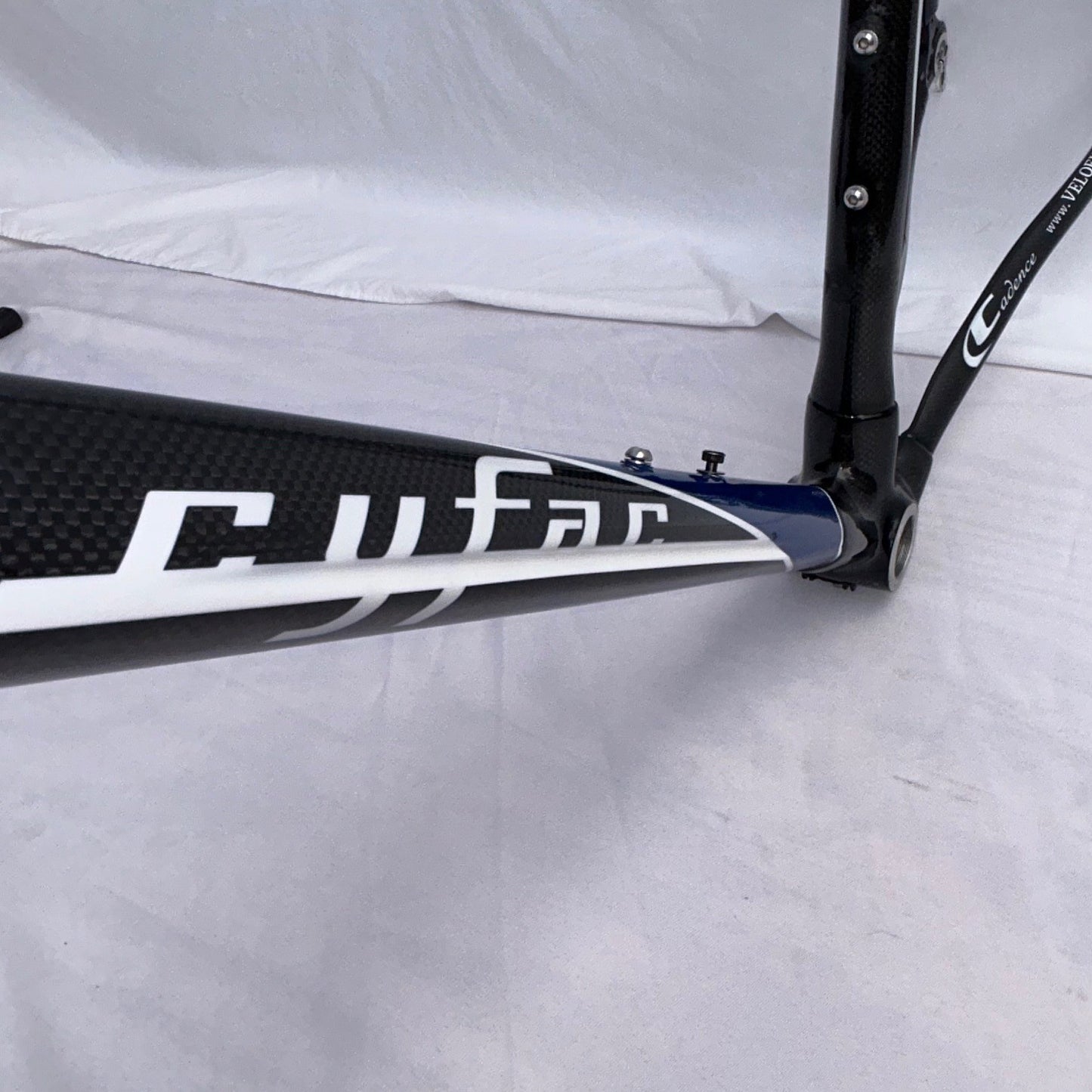 Cyfac Cadence Carbon Road Bike Frameset 56 cm with top tube 55 cm