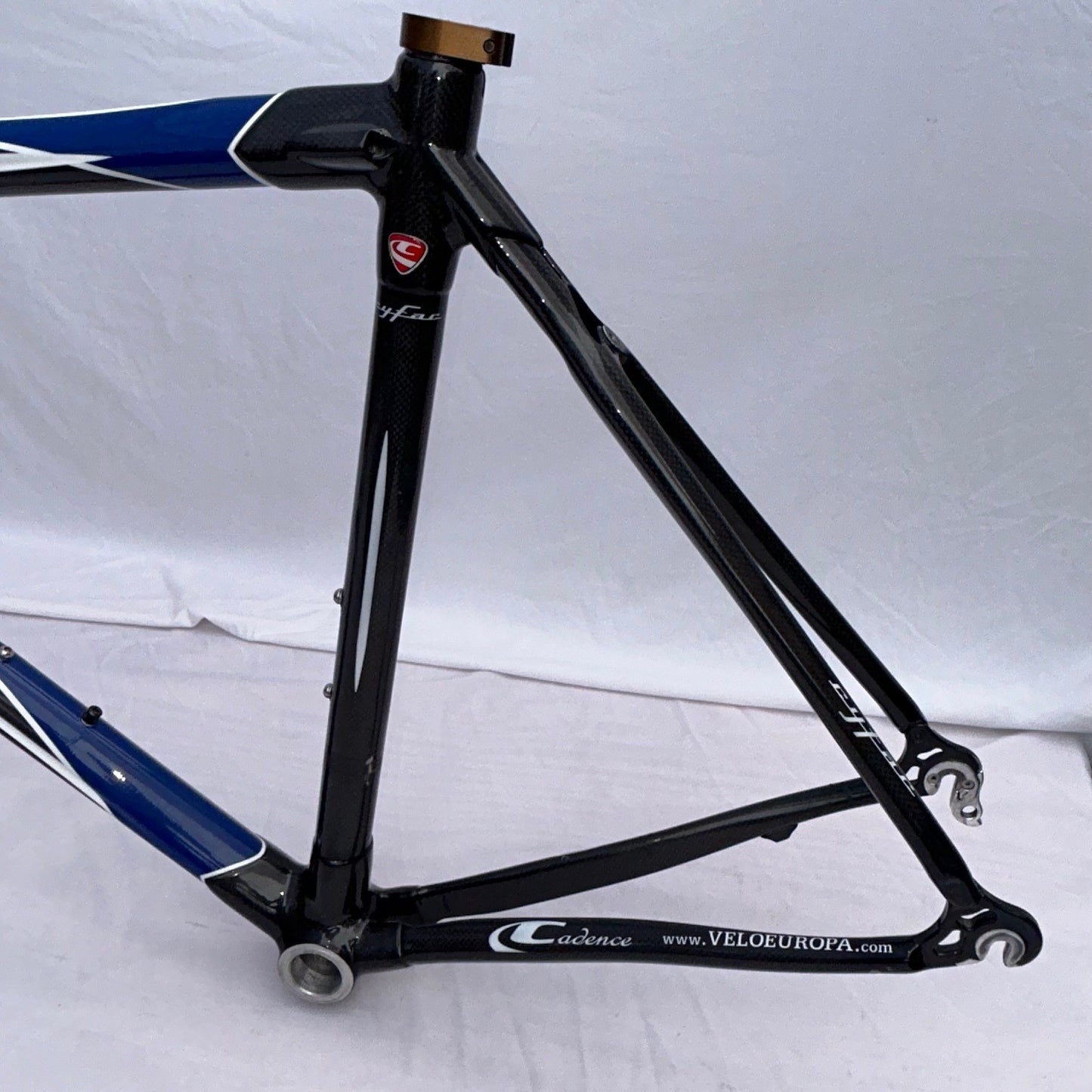 Cyfac Cadence Carbon Road Bike Frameset 56 cm with top tube 55 cm