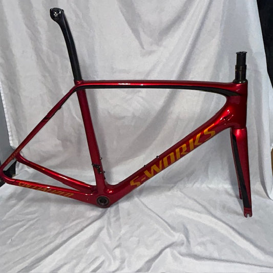 2015 S-Works Tarmac Gloss Candy Red Black Gold 56 cm by Specialized