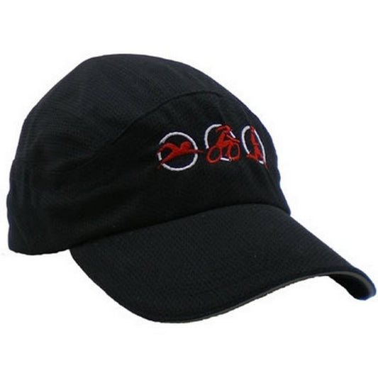 Gizmo Triathlon Running Hat - Black