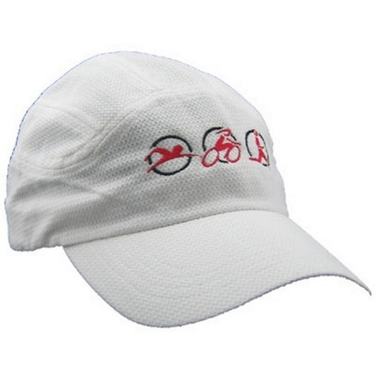 Gizmo Triathlon Running Hat - White