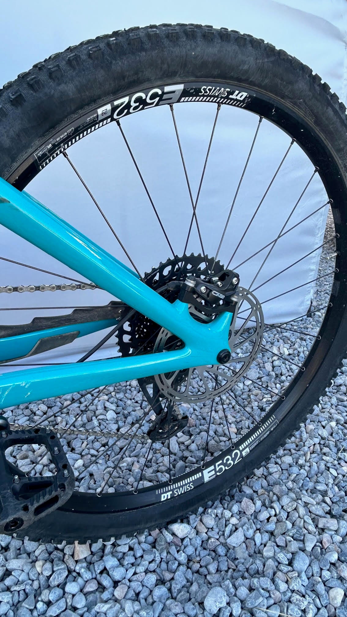 2022 Yeti SB115 Carbon MTB Turquoise C2 Kit Sram GX X-Large Fully Ride Wrapped