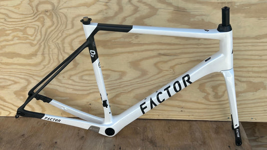 Factor O2 Road Bike Disc Frameset 56 cm Pearl White