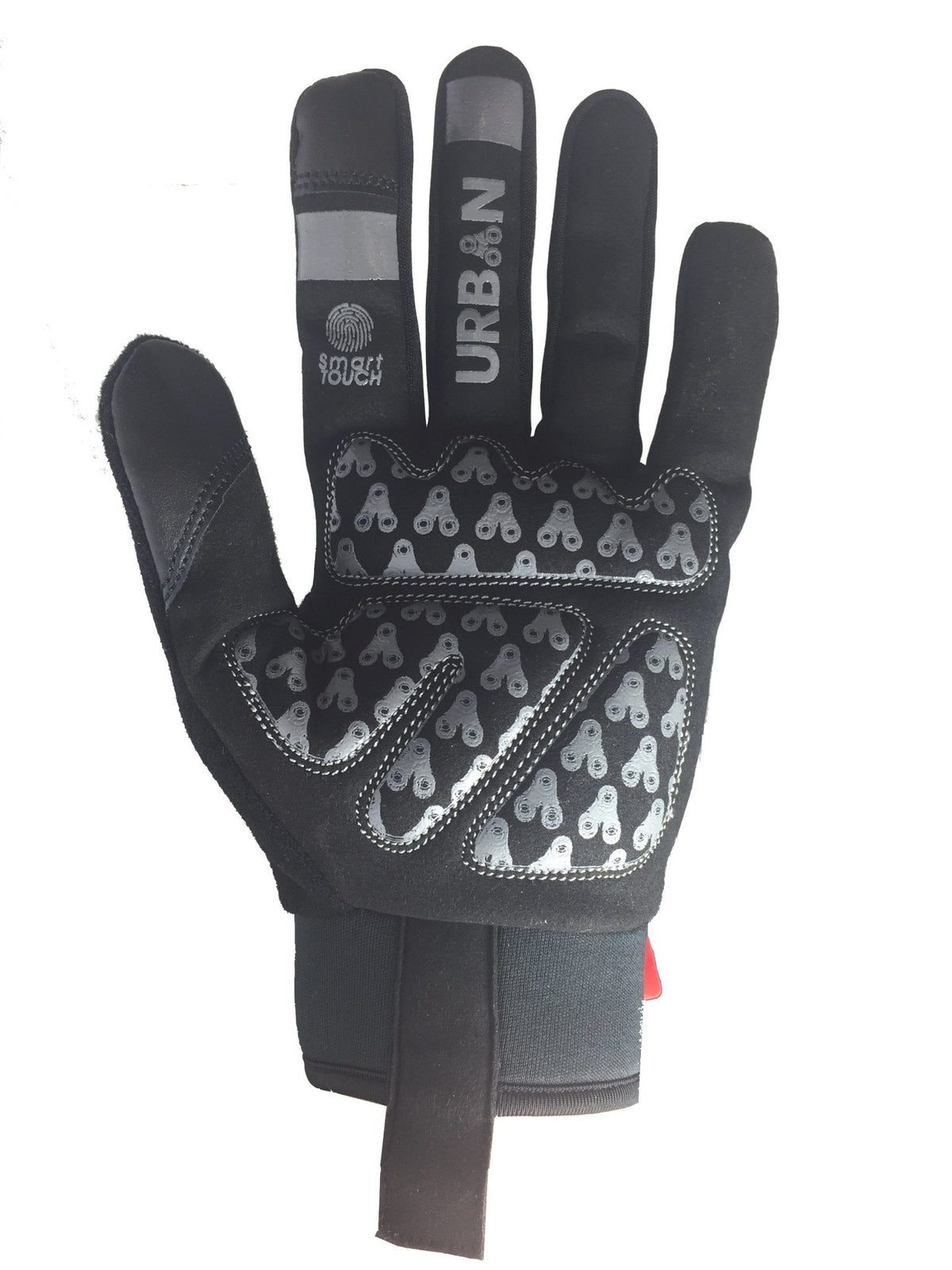 Urban Cycling Full Finger Gloves - Touch Screen Finger Bike Gloves, Windproof, Gel Padded for MTB or Road Cycling