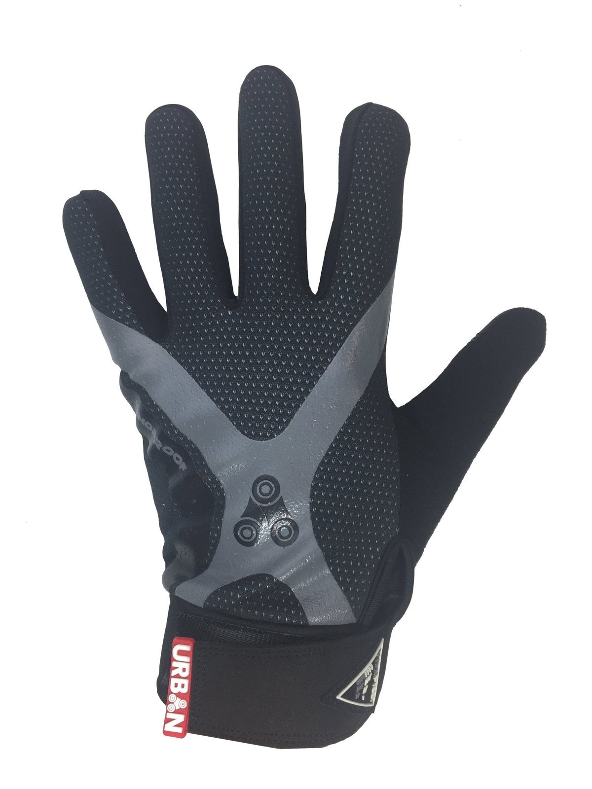 Urban Cycling Full Finger Gloves - Touch Screen Finger Bike Gloves, Windproof, Gel Padded for MTB or Road Cycling
