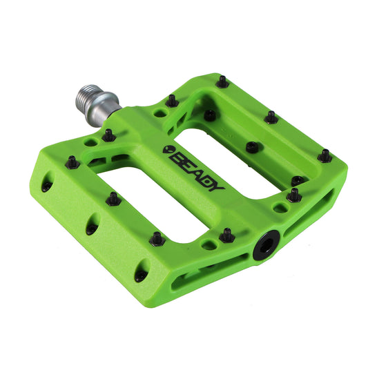 Beady Phaser Composite Platform Pedals, Green