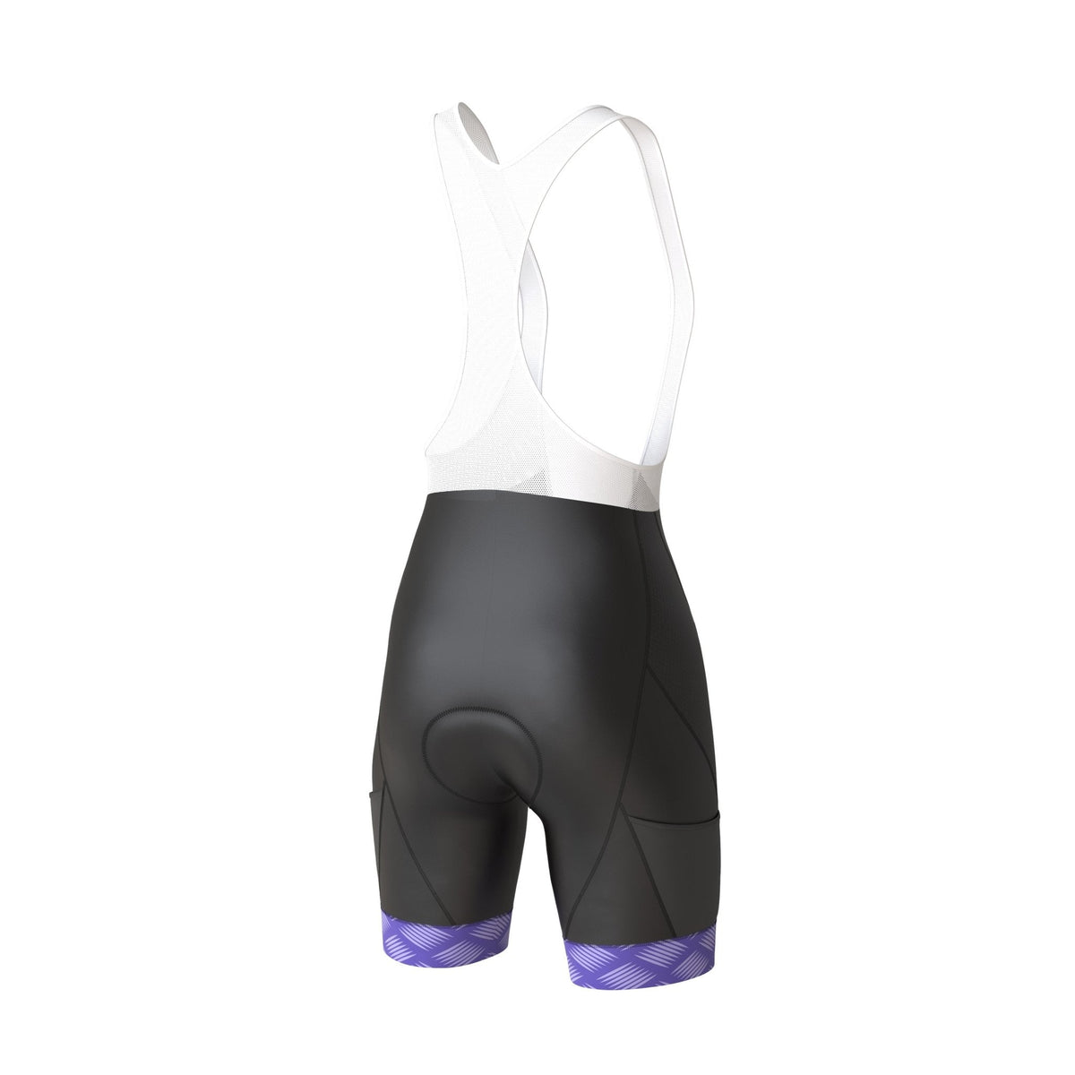 Women's Pro Series Purple Cycling Short Sleeve Jerseys / Bib Shorts