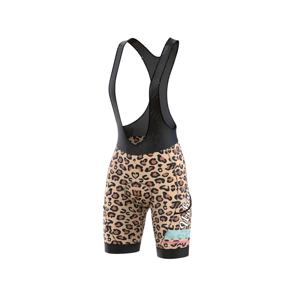 Women’s Urban Leopard Print Cycling Kit — Performance Jersey & Bib Shorts