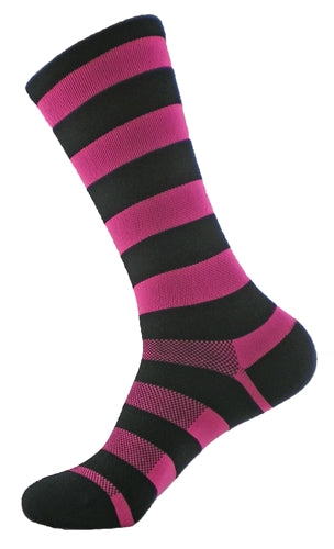 GIZMO Wooly-G Socks - Tall 8" - Pink/Black - Small & Medium